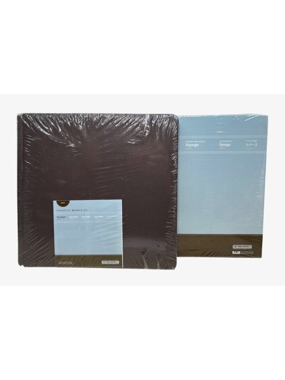 Creative Memories Brown Scrapbook Album with Spargo Pages 12x12